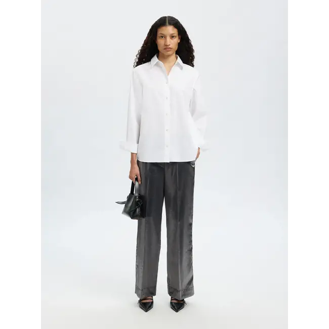 MARGOT WIDE PANTS Silver