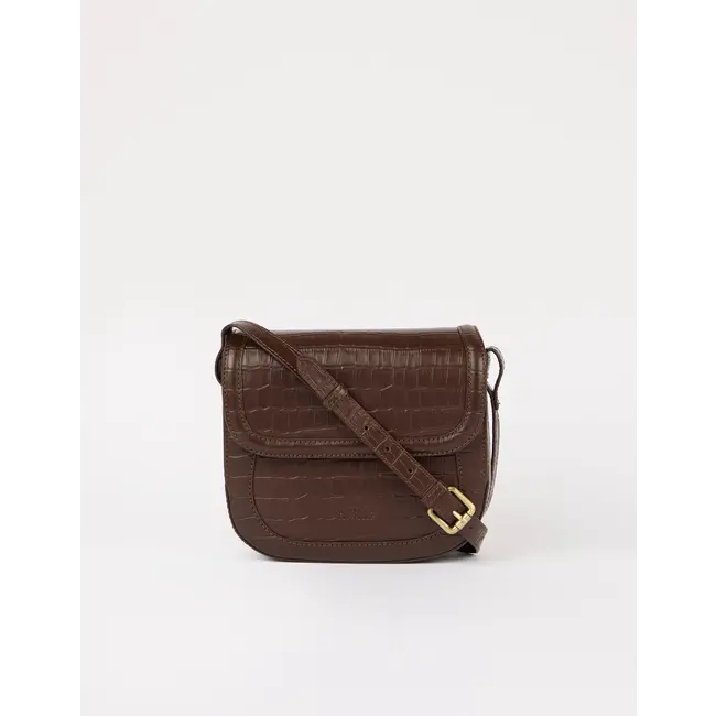 NINA BAG Chocolate Croco
