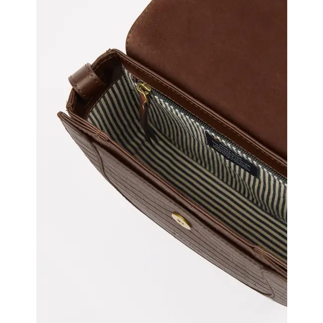 NINA BAG Chocolate Croco