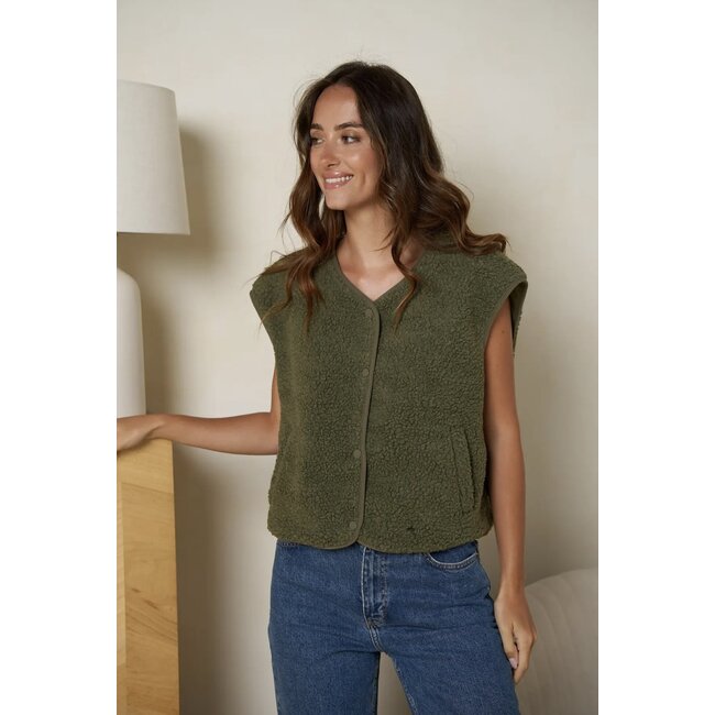 TEDDY WAISTCOAT Khaki