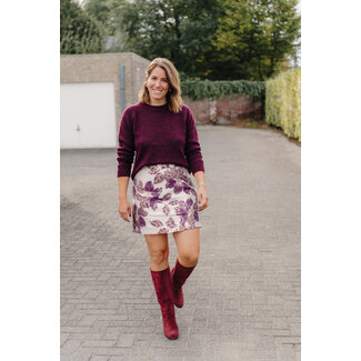 Selected Femme LULU KNIT Fig Melange