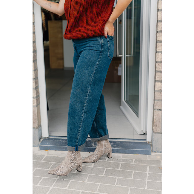 TIUBAY BALLOON JEANS Dark Blue