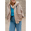 WILLOW SHORT JACKET Taupe Gray