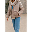 WILLOW SHORT JACKET Taupe Gray