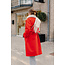 JANNET COAT Fiery Red