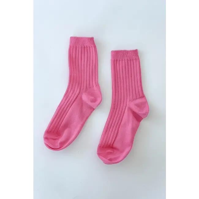 HER SOCKS Bright Pink