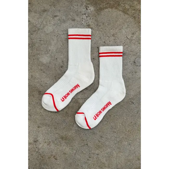 BOYFRIEND SOCKS Clean White