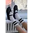 HER SOCKS VARSITY Black