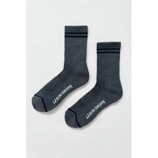 Le Bon Shoppe BOYFRIEND SOCKS Charcoal