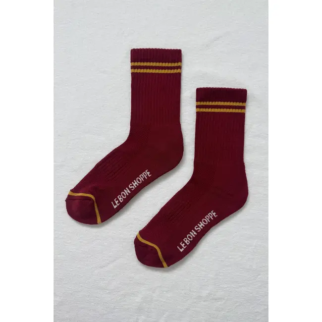 BOYFRIEND SOCKS Cardinal