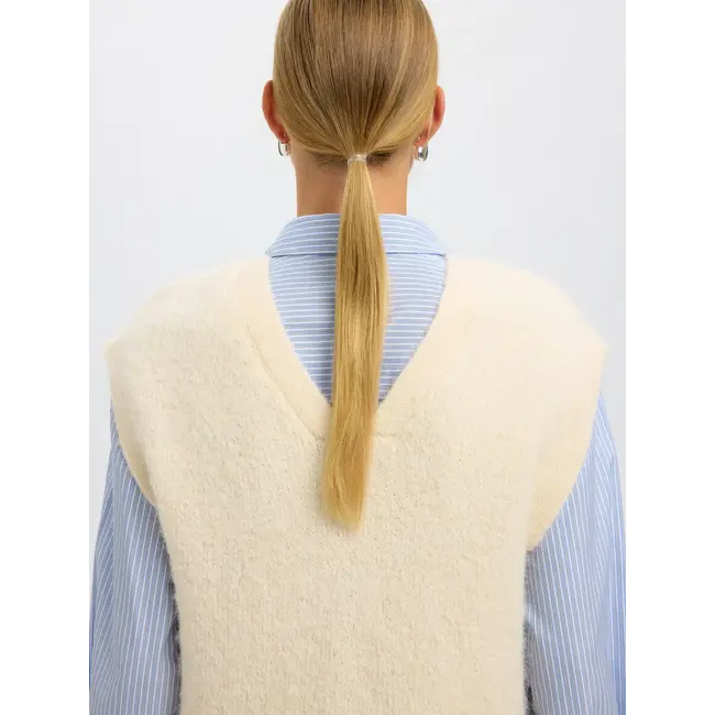 GABELLA KNIT VEST Birch