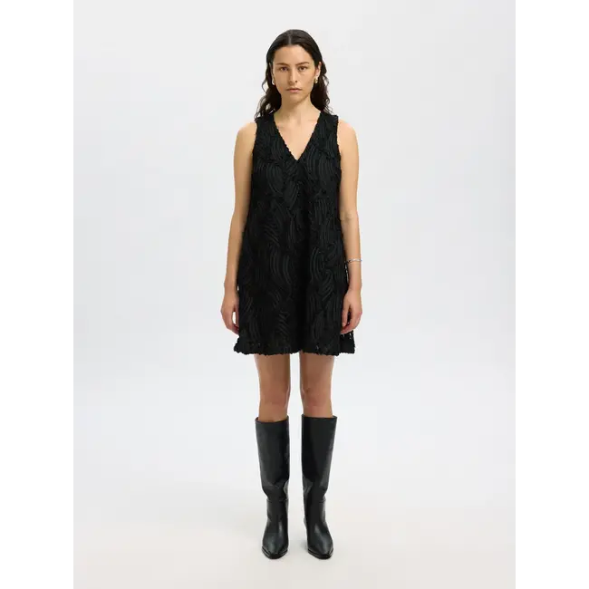 SABINE SHORT DRESS Black