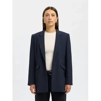 Selected Femme RITA RELAXED BLAZER Dark Sapphire