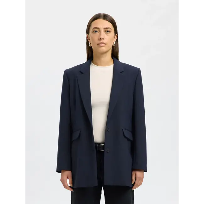 RITA RELAXED BLAZER Dark Sapphire