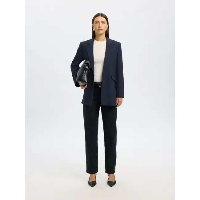RITA RELAXED BLAZER Dark Sapphire