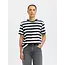 ESSENTIAL STRIPED BOXY TEE Dark Sapphire