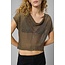OLLY KNIT TOP Black Amber