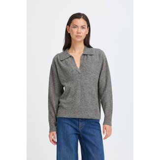 ICHI MACON POLO Dark Grey