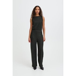 ICHI KATE GLEAM JUMPSUIT Black