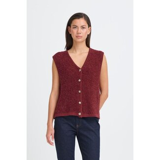 ICHI BLARISA WAISTCOAT Biking Red