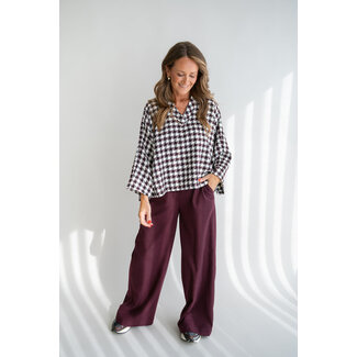 HELD SAM PANTS Solid Bordeaux