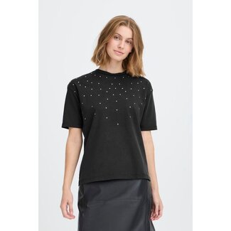 ICHI PEONIE SHIRT Black