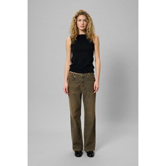 My Essential Wardrobe LOUIS HIGH WIDE JEANS Amber Retro