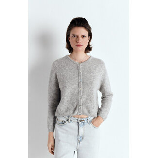 American Vintage VITO GILET Gris Clair