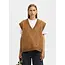 Selected Femme LULU KNIT VEST Golden Brown