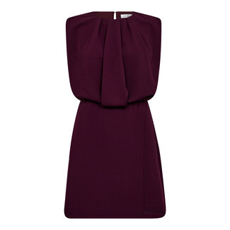 Co Couture FALCON PLEAT DRESS Plum