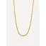 Les Soeurs RANA LINKED SNAKE CHAIN NECKLACE Gold