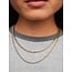 RANA LINKED SNAKE CHAIN NECKLACE Gold