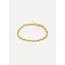 Les Soeurs MARA LINKED SNAKE CHAIN BRACELET Gold