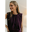 FALCON PLEAT DRESS Plum