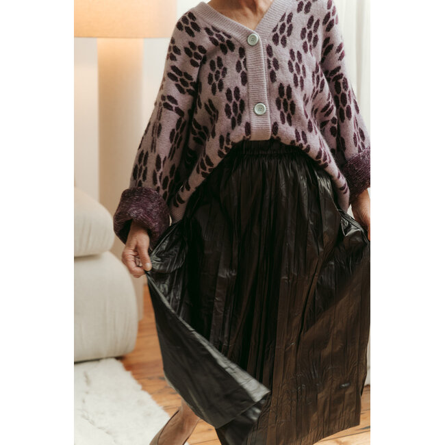 MIU SKIRT Black Coffee