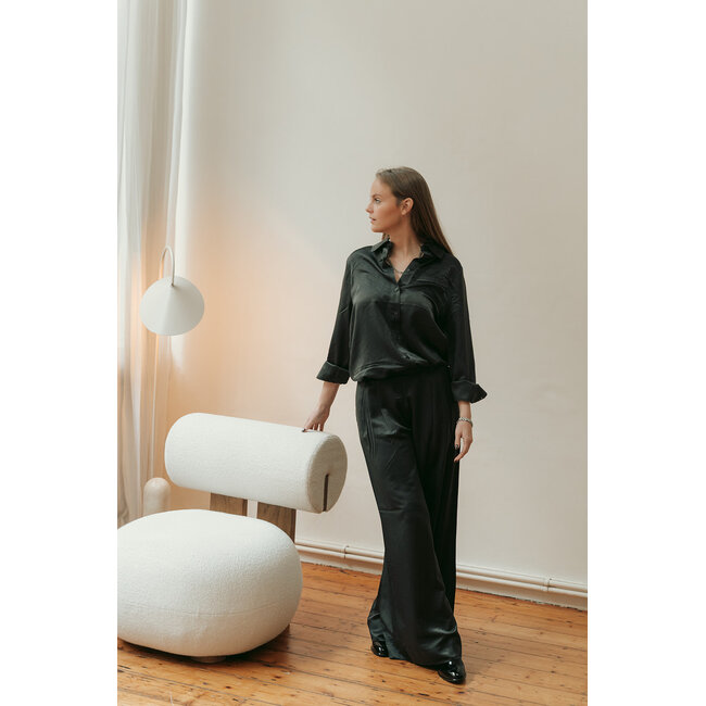 ESTELLE WIDE PANTS Asphalt