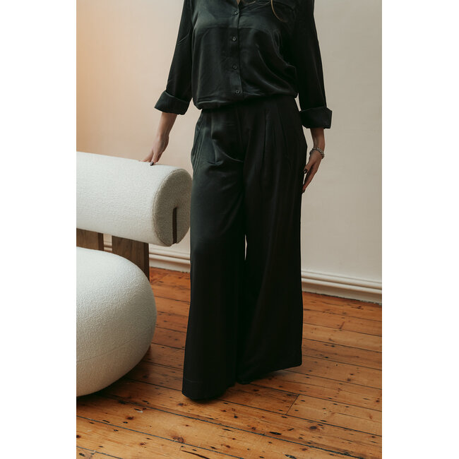 ESTELLE WIDE PANTS Asphalt