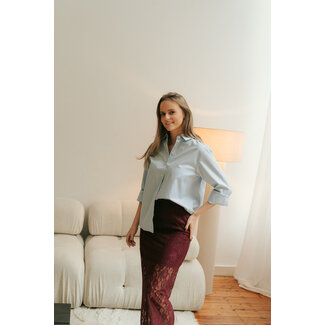 Selected Femme ESTHER RELAXED SHIRT Cashmere Blue