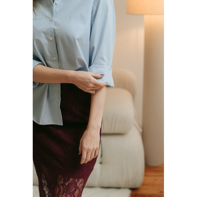 ESTHER RELAXED SHIRT Cashmere Blue