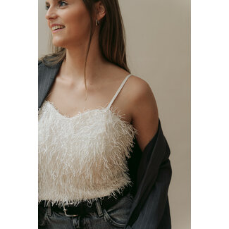 Co Couture GONZO TOP Off White