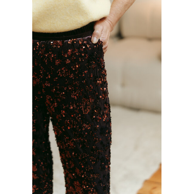 KIMSI PANTS Black Coffee