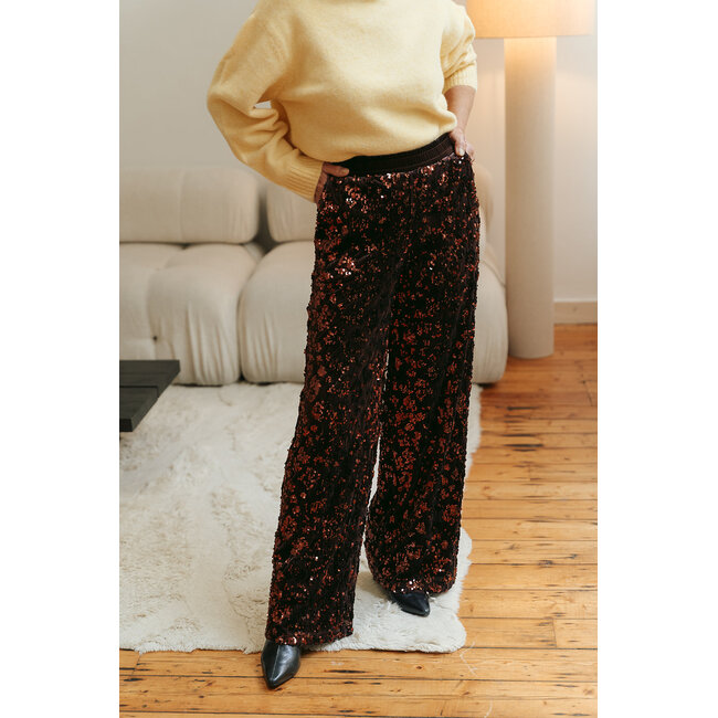 KIMSI PANTS Black Coffee