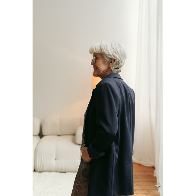 RITA RELAXED BLAZER Dark Sapphire