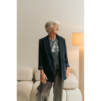 Selected Femme RITA RELAXED BLAZER Dark Sapphire