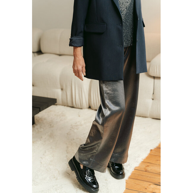 MARGOT WIDE PANTS Silver