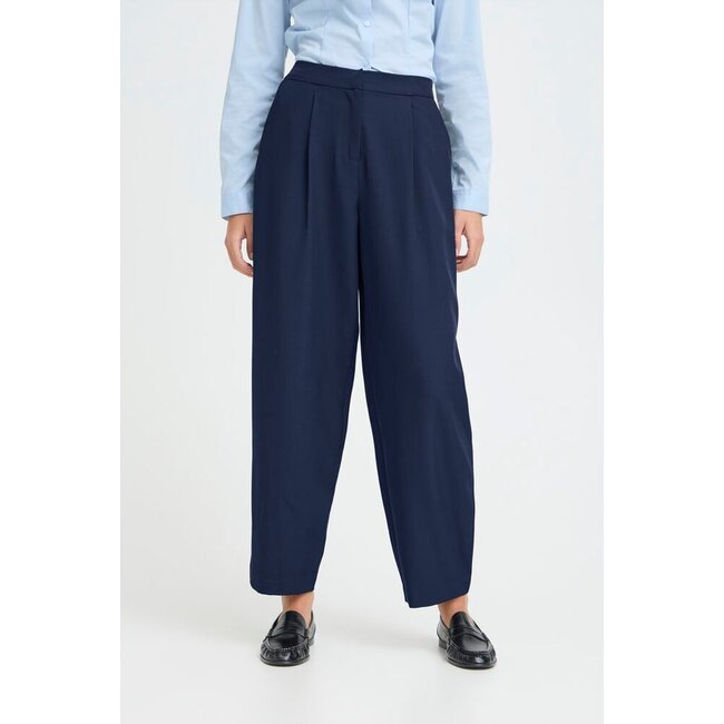 FAVA BARREL PANTS Dark Navy