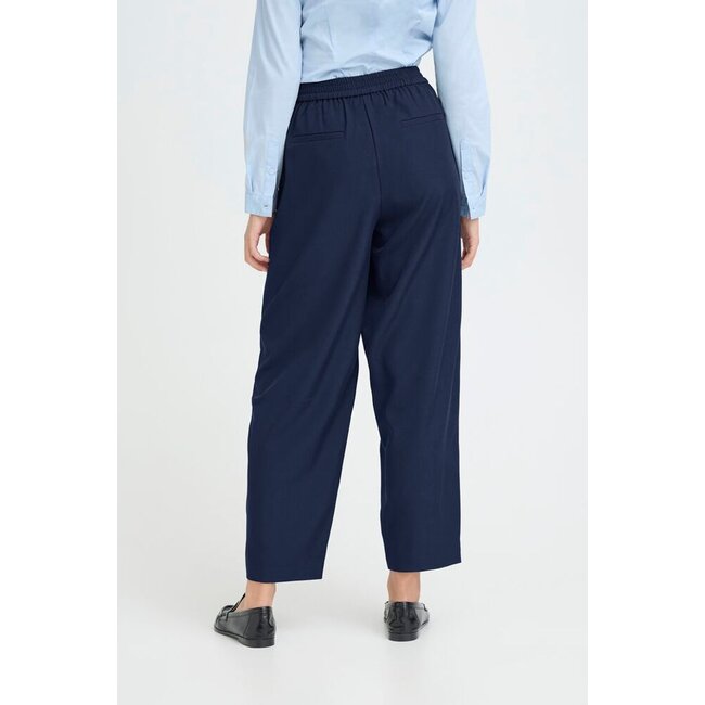 FAVA BARREL PANTS Dark Navy