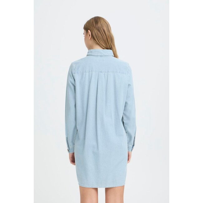 ARCHER DRESS Light blue Denim