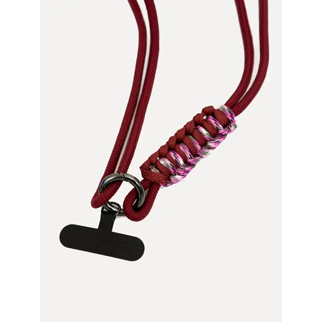Phone Strap Red Pink