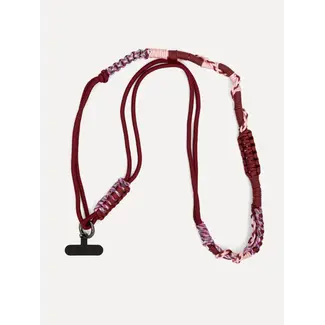 Les Soeurs Phone Strap Red Pink